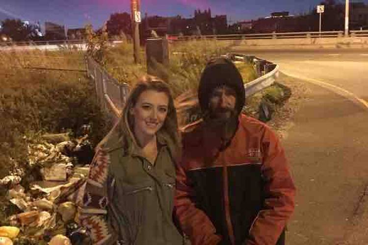 Couple raises thousands for homeless veteran to thank him for selfless act