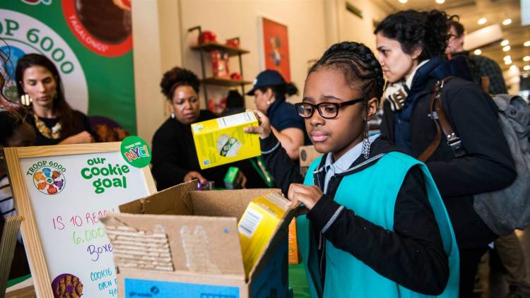 Overcoming obstacles: Homeless Girl Scouts hold 1st cookie sale in New York City
